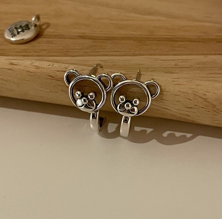 S925 Silver Hollow-out Earrings