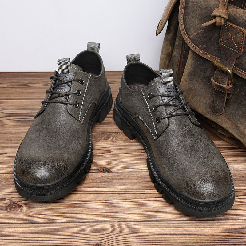 Men's Height Increasing Leather Shoes