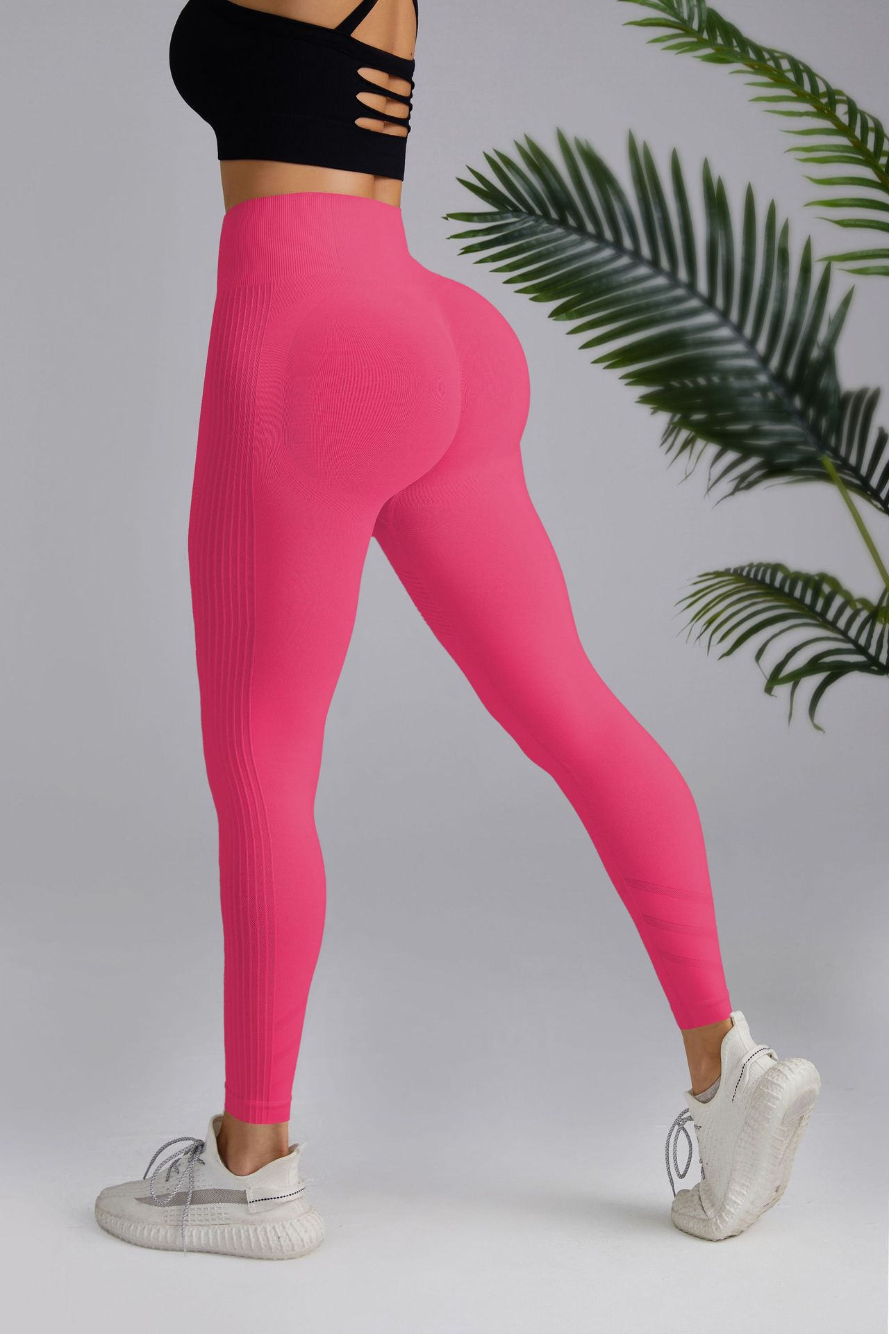Pantalones de yoga de cintura alta para mujer – Leggings con control de abdomen y levantamiento de glúteos
