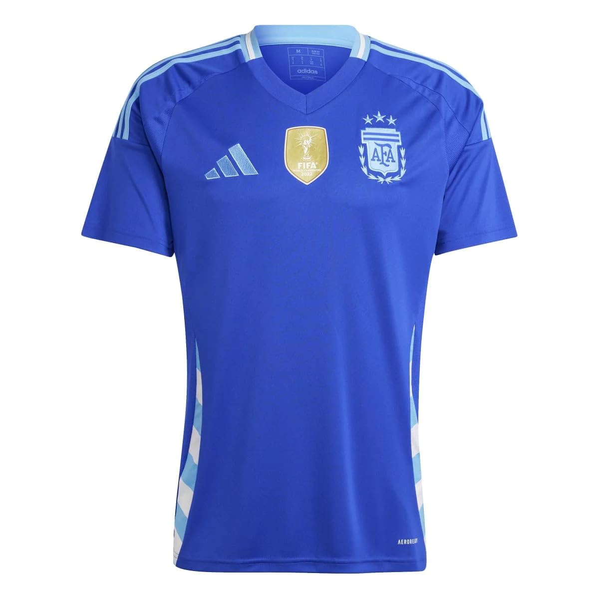 adidas Mens Standard Argentina 2024 Away Short Lucid Blue/Blue Burst
