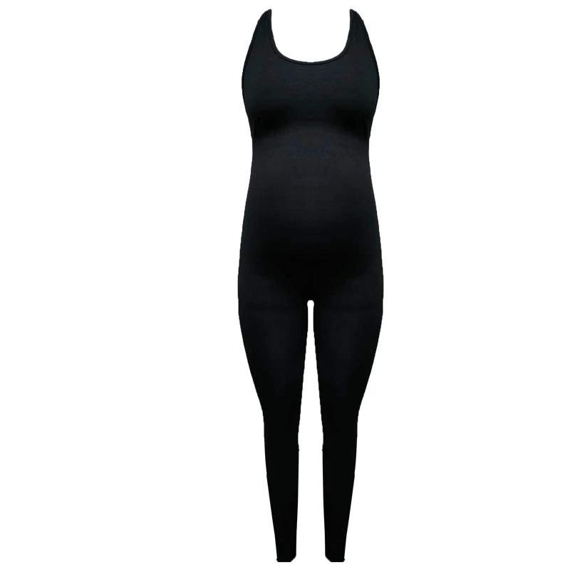 Jumpsuit Maternity Tight Fitness Yoga Clothes High Waist Hip Lift Trousers