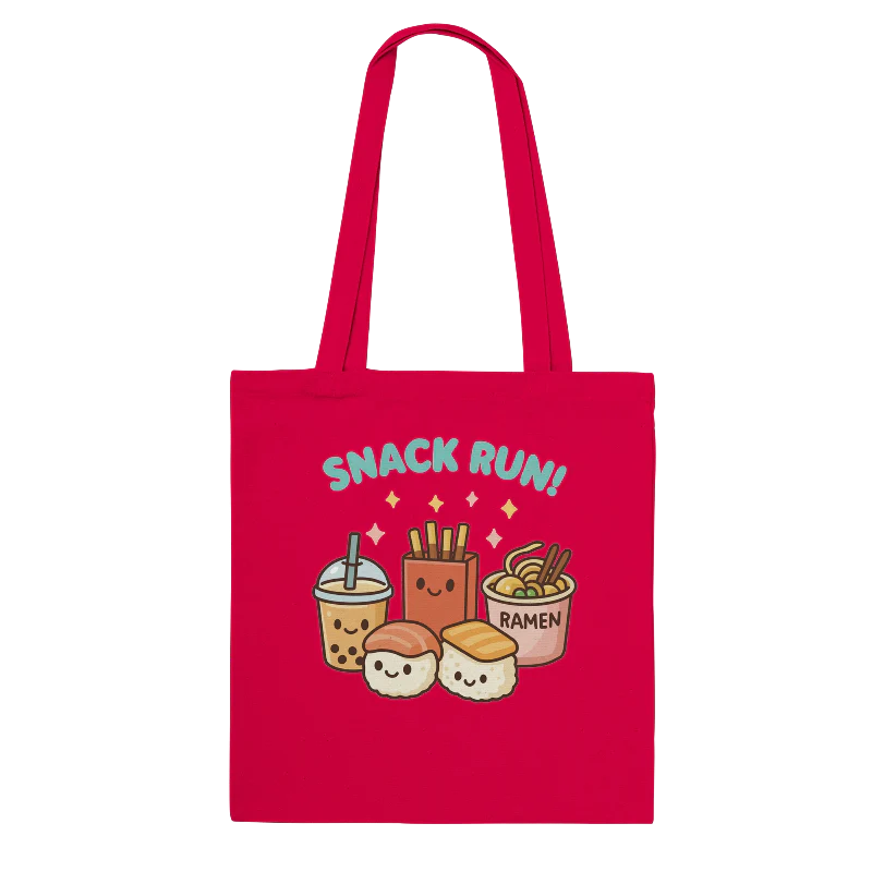 Bolso tote kawaii "Snack Run"
