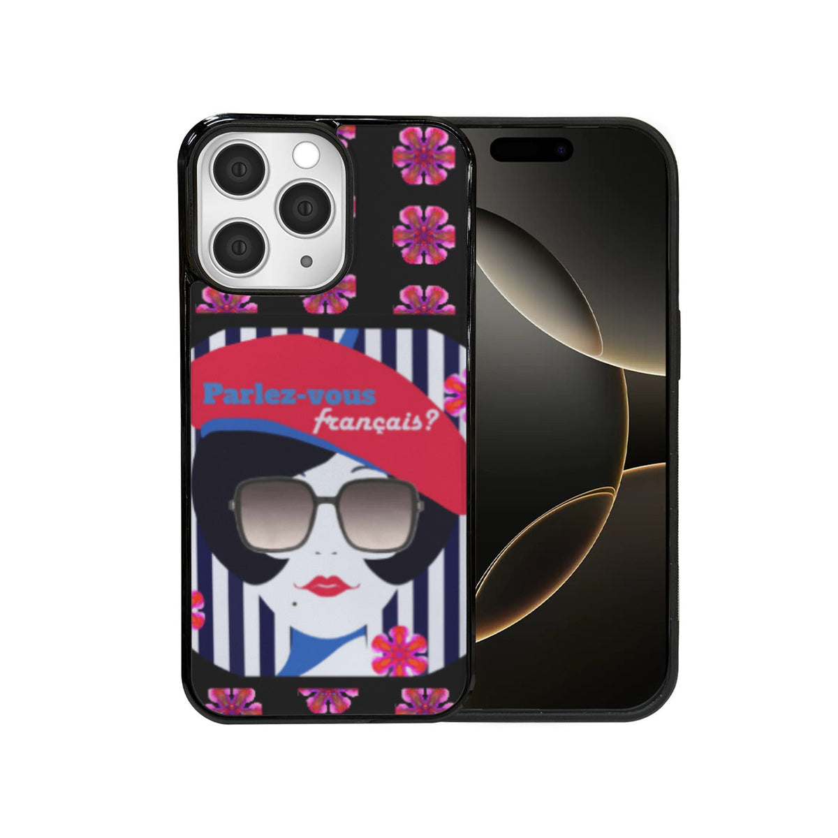 Parlez-vous Francais? French Girl iPhone 15/16 Mobile Phone Case (Made in USA)