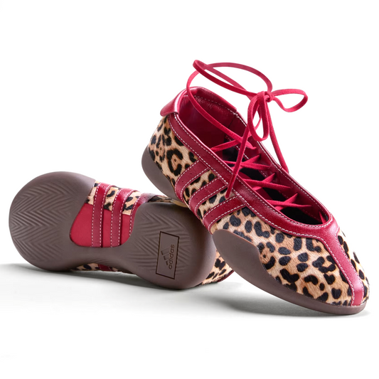 Adidas Taekwondo Mei Ballet Leopard Print Team Victory Red (Women's)