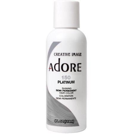 Adore Semi-Permanent Hair Color #150 Platinum, 4 oz