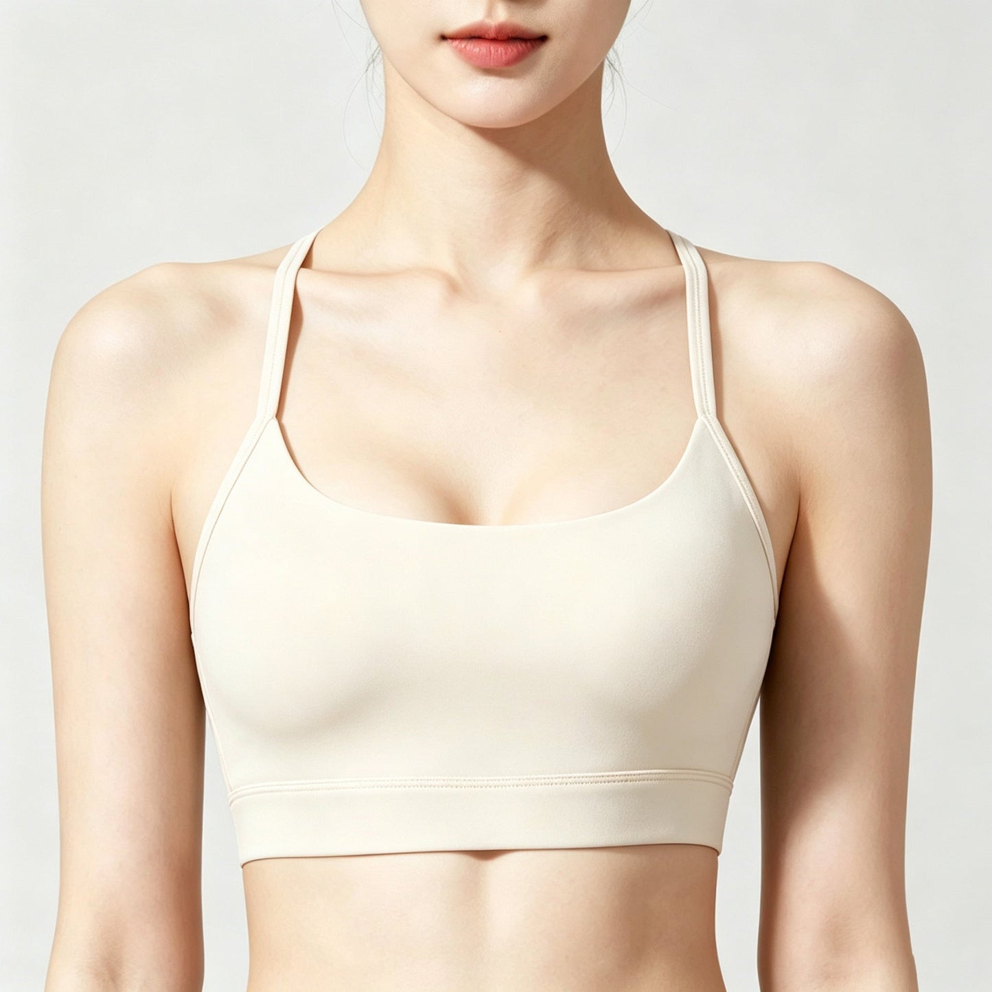 Thin-strap Fitness Bra High Elasticity Running Shock Proof Yoga Vest