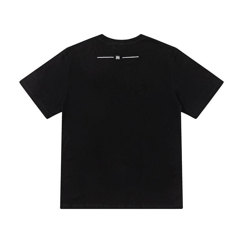 Amiri Black T-Shirt Without Collar