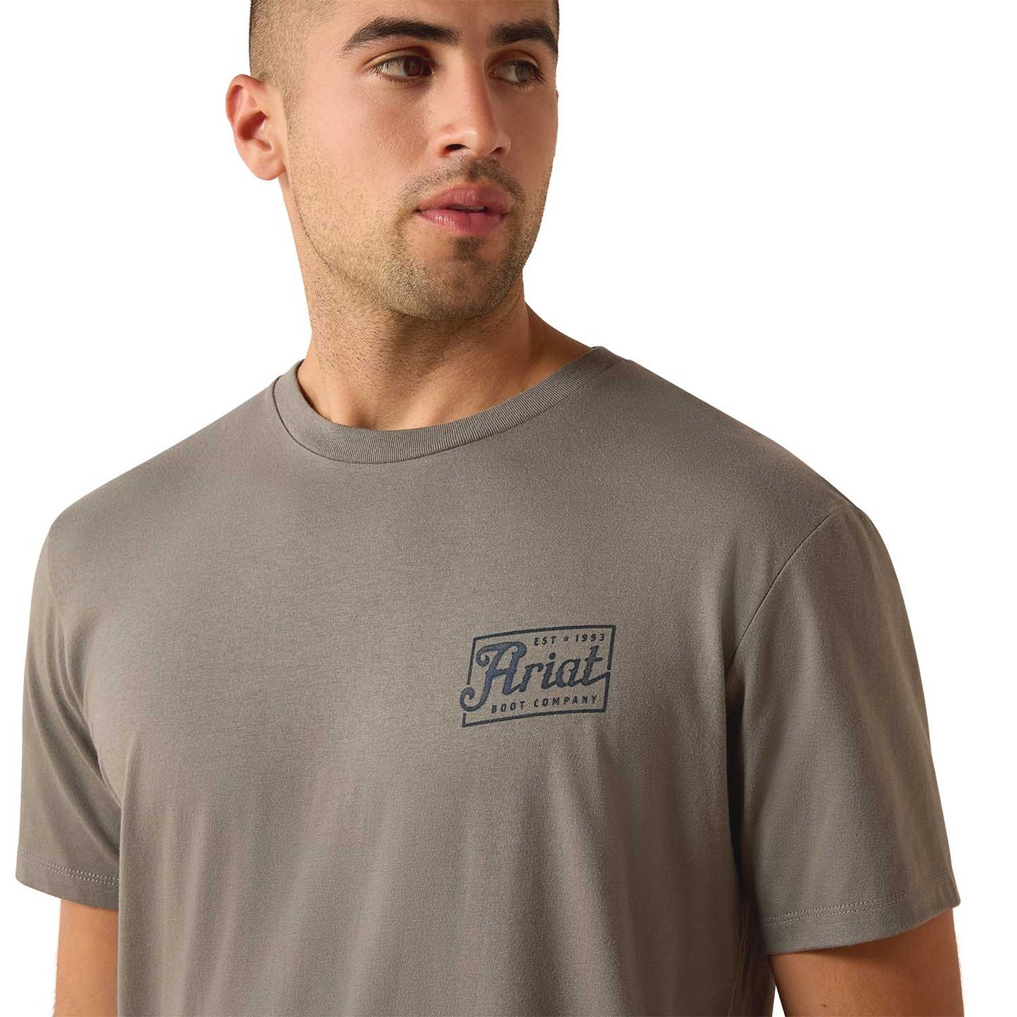 Camiseta Ariat de manga corta para hombre, camiseta gráfica Patriot Western