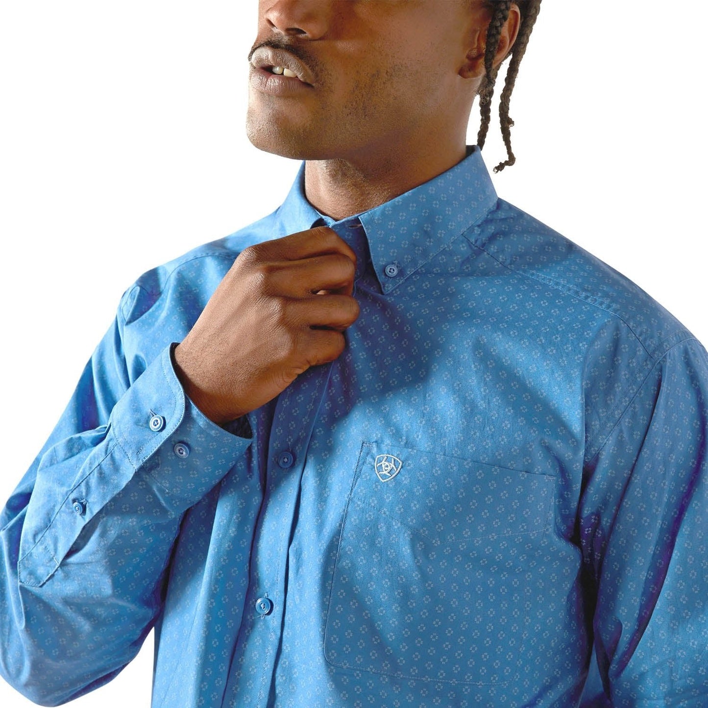Camisa de manga larga de ajuste clásico Stratford Ariat para hombre