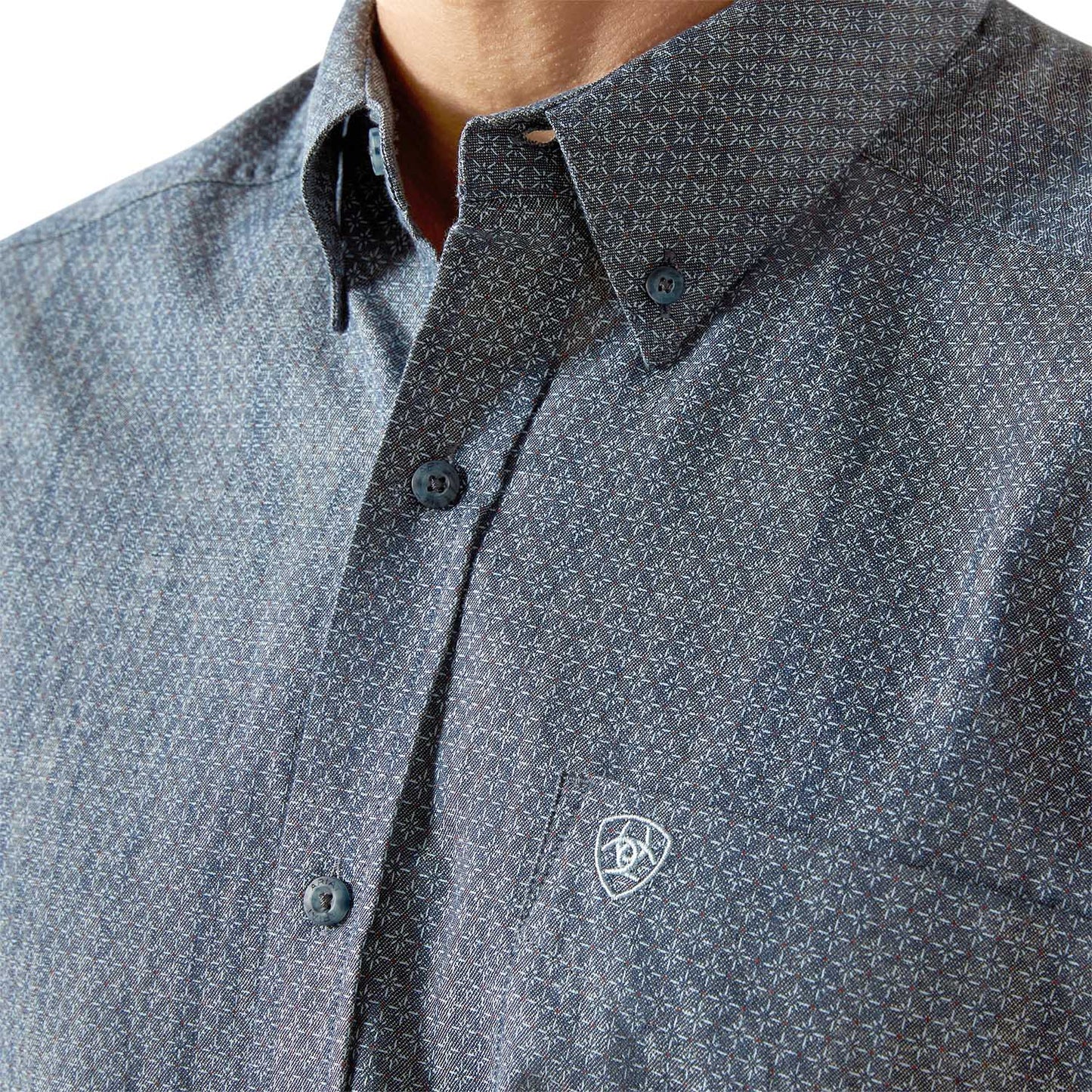 Camisa Ariat para hombre Trent de manga larga y ajuste clásico – Camisa informal resistente con botones