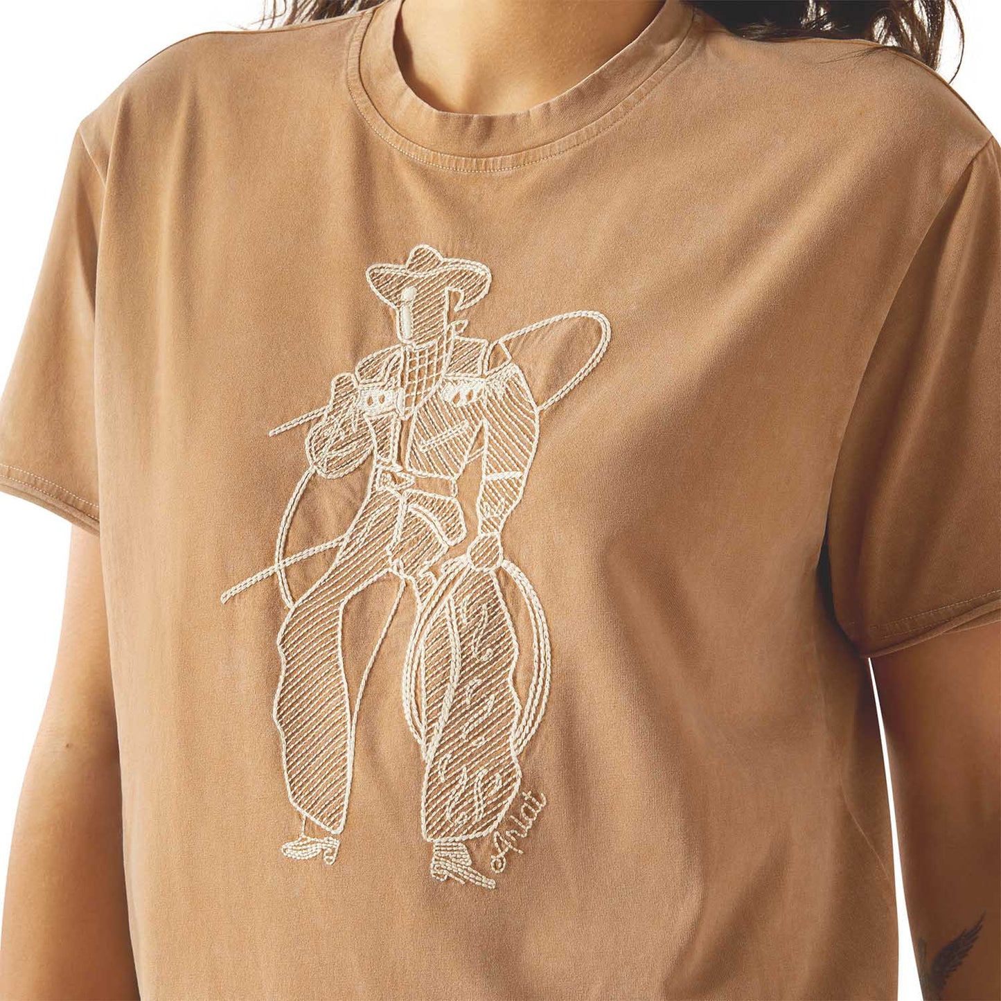 Camiseta Ariat Buckaroo bordada para mujer