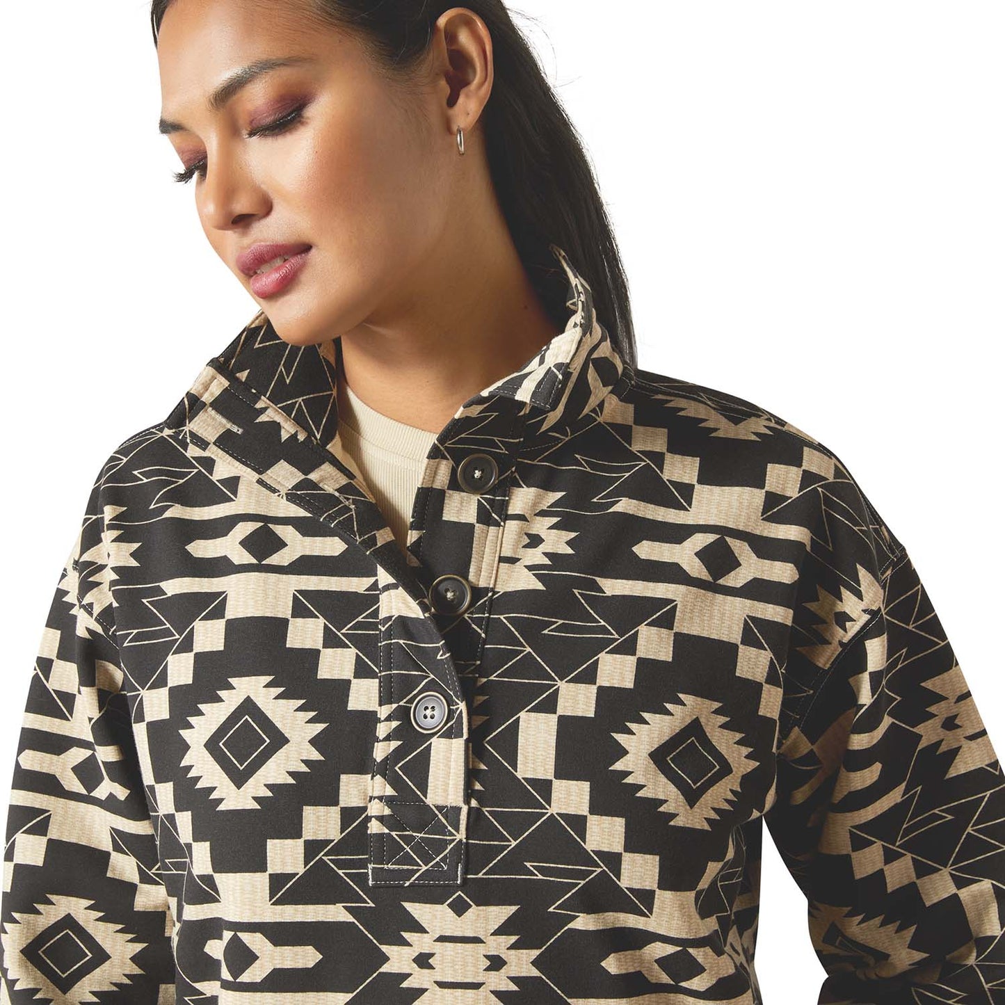 Sudadera Ariat Hometown con botones para mujer