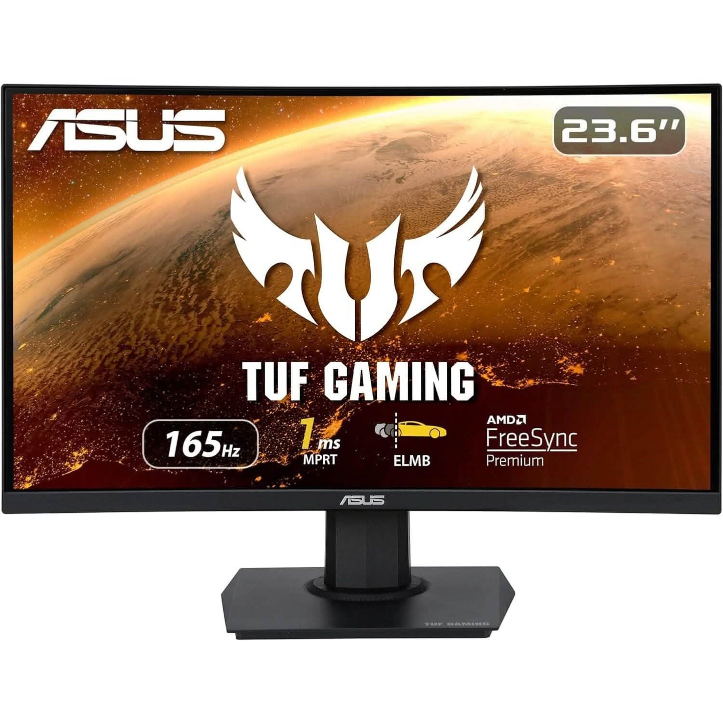 ASUS TUF Gaming 23.6" 1080P Curved Monitor (VG24VQE) (Refurbished)