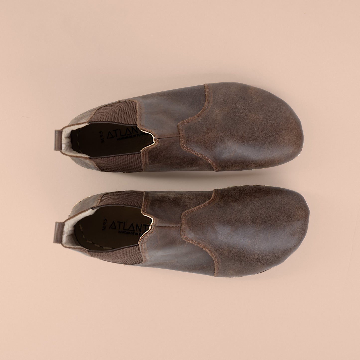 Women's Dark Brown Barefoot Chelsea Boots