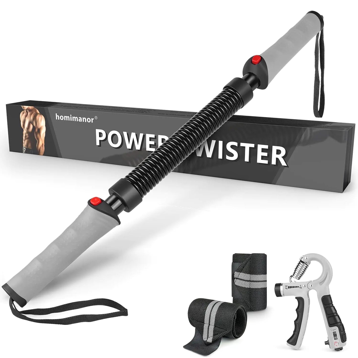Barra ajustable Power Twister de homimanor