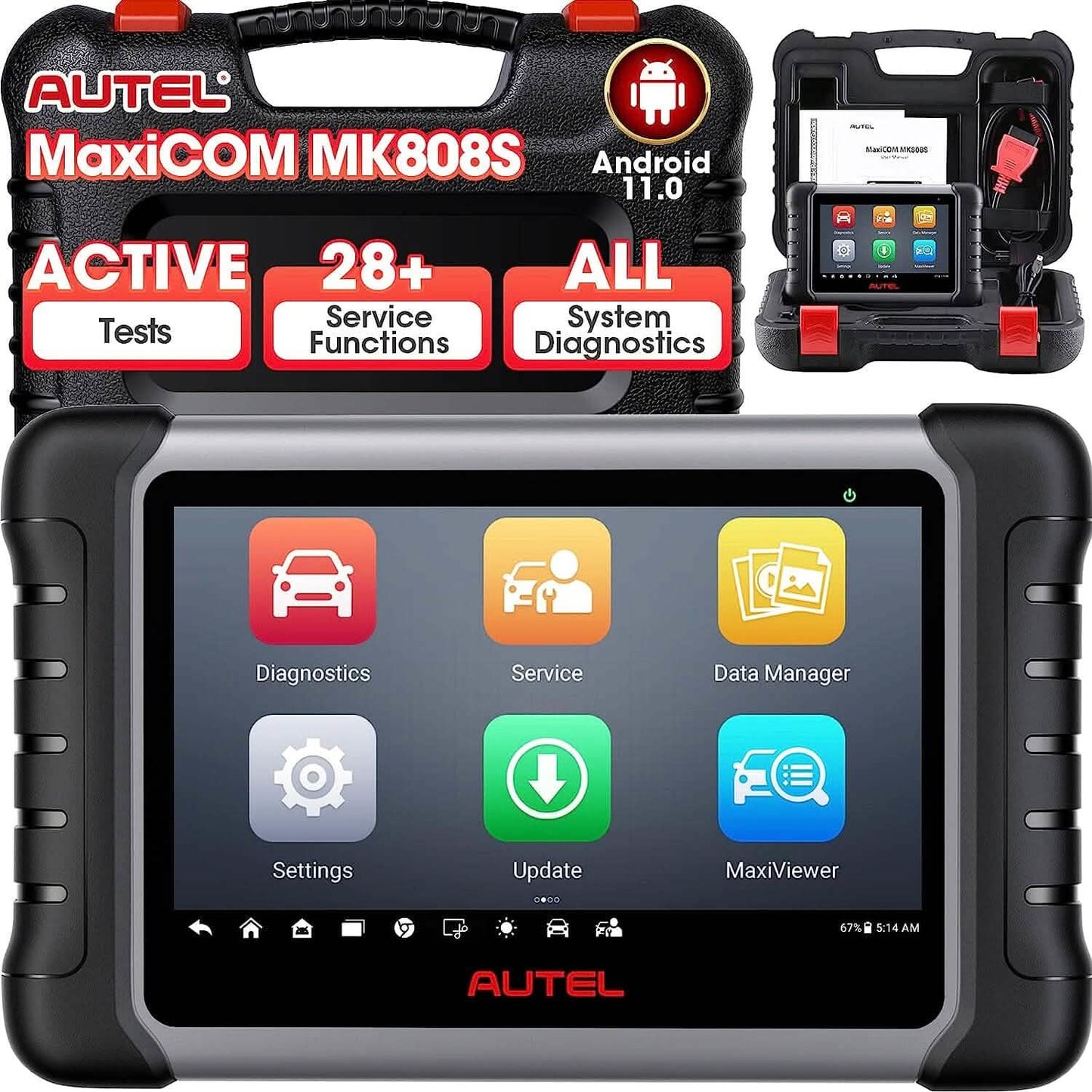Autel MaxiCOM MK808S Bidirectional Scan Tool (Refurbished)