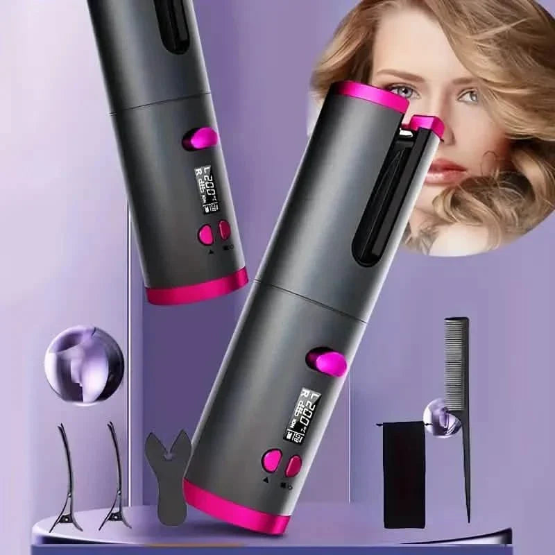 Automatic Curling Iron for Full-bodied Hair with 5 Temperature Settings