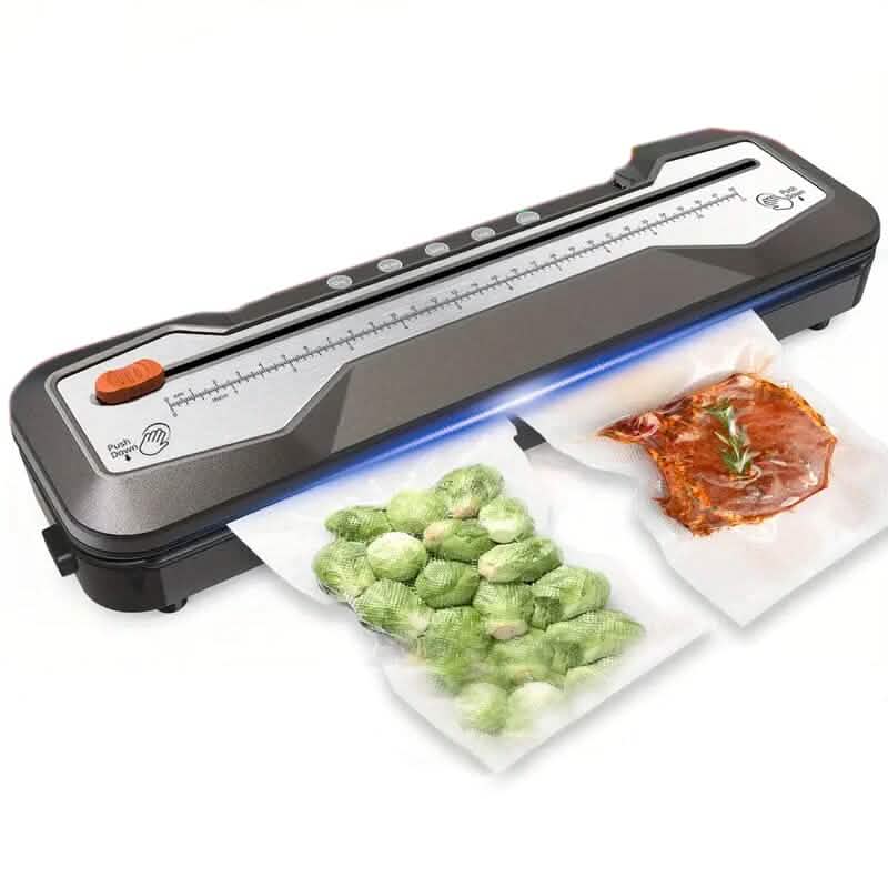 Automatic One-Touch Food Vacuum Sealer 5 Modes with 15 Sealer Bags and Built-in Cutter