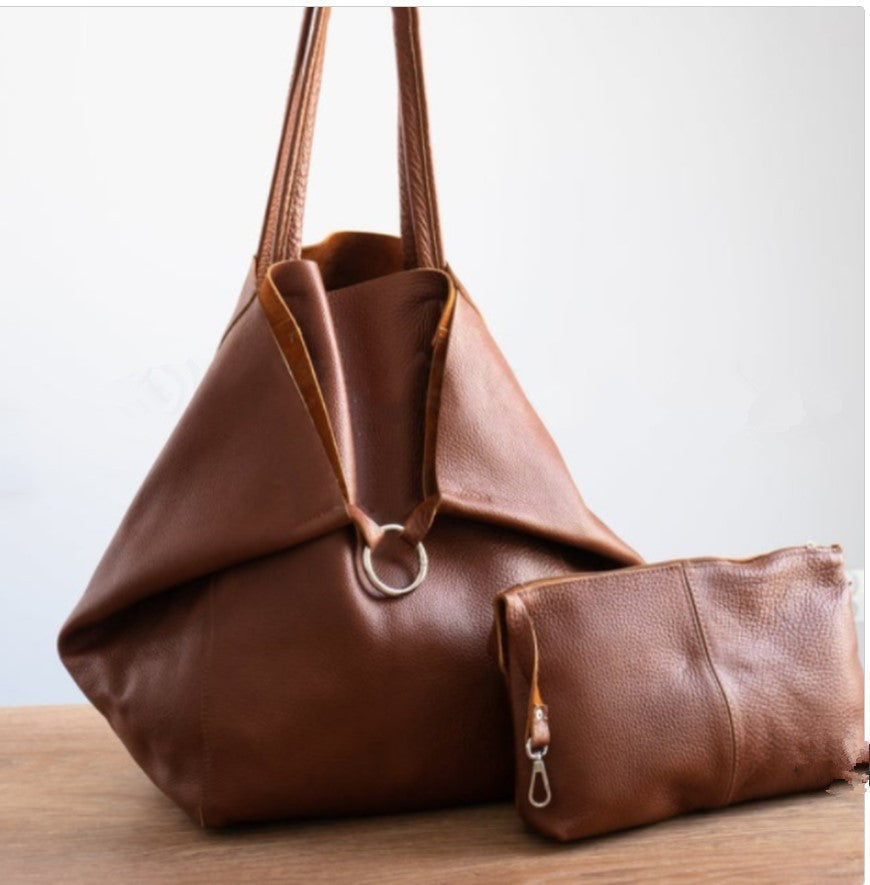 Women's Large Soft Slouchy Tote Bag Handbag