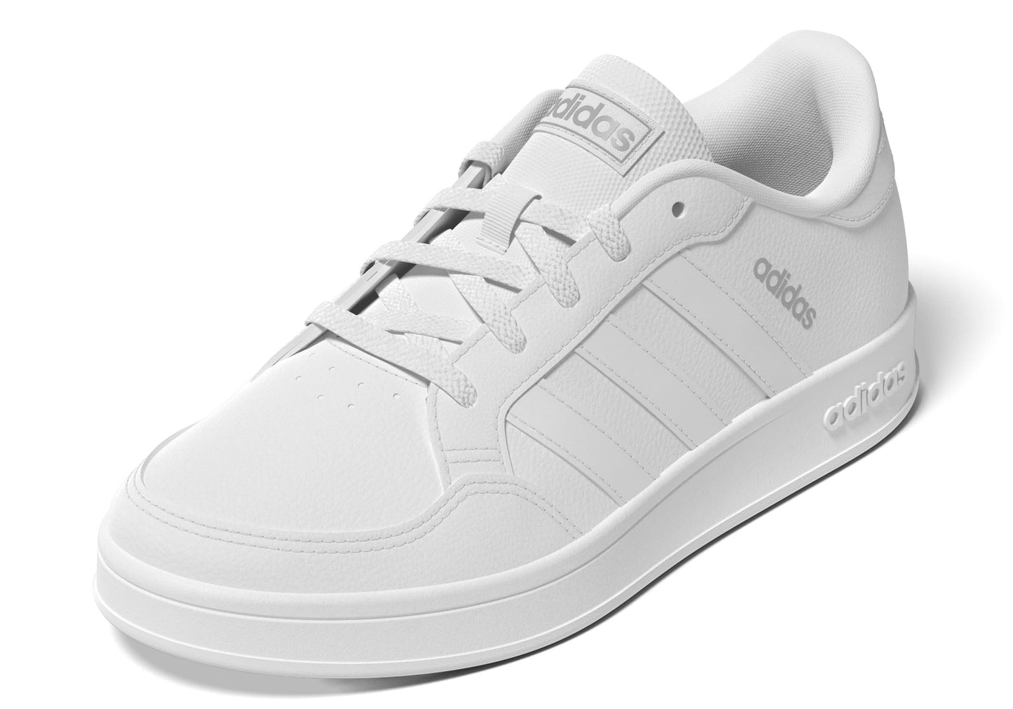 adidas Breaknet Sneaker White/White/White 5 US Unisex Big Kid