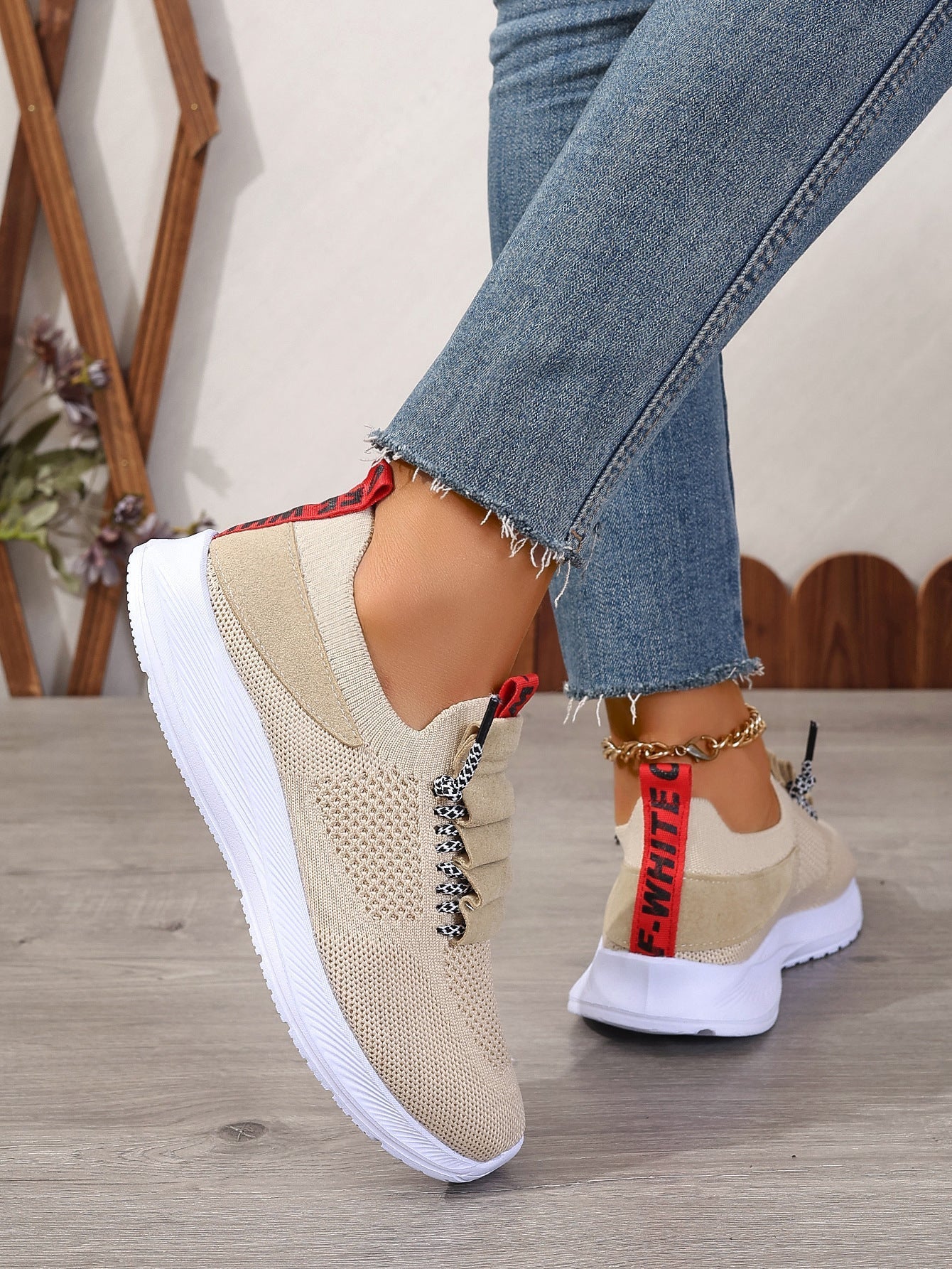 Women's Casual Non-Slip Knit Sneakers