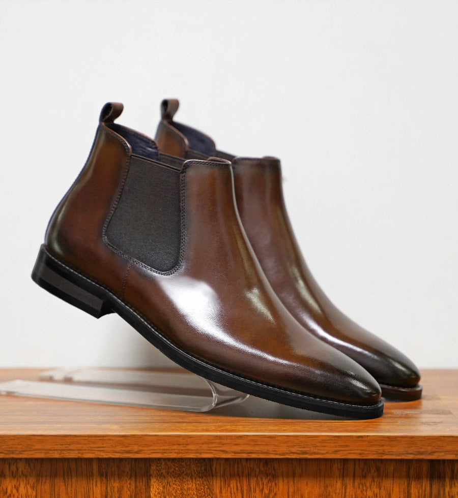 Men's Chelsea Sleeve Vintage Handmade Leather Boots
