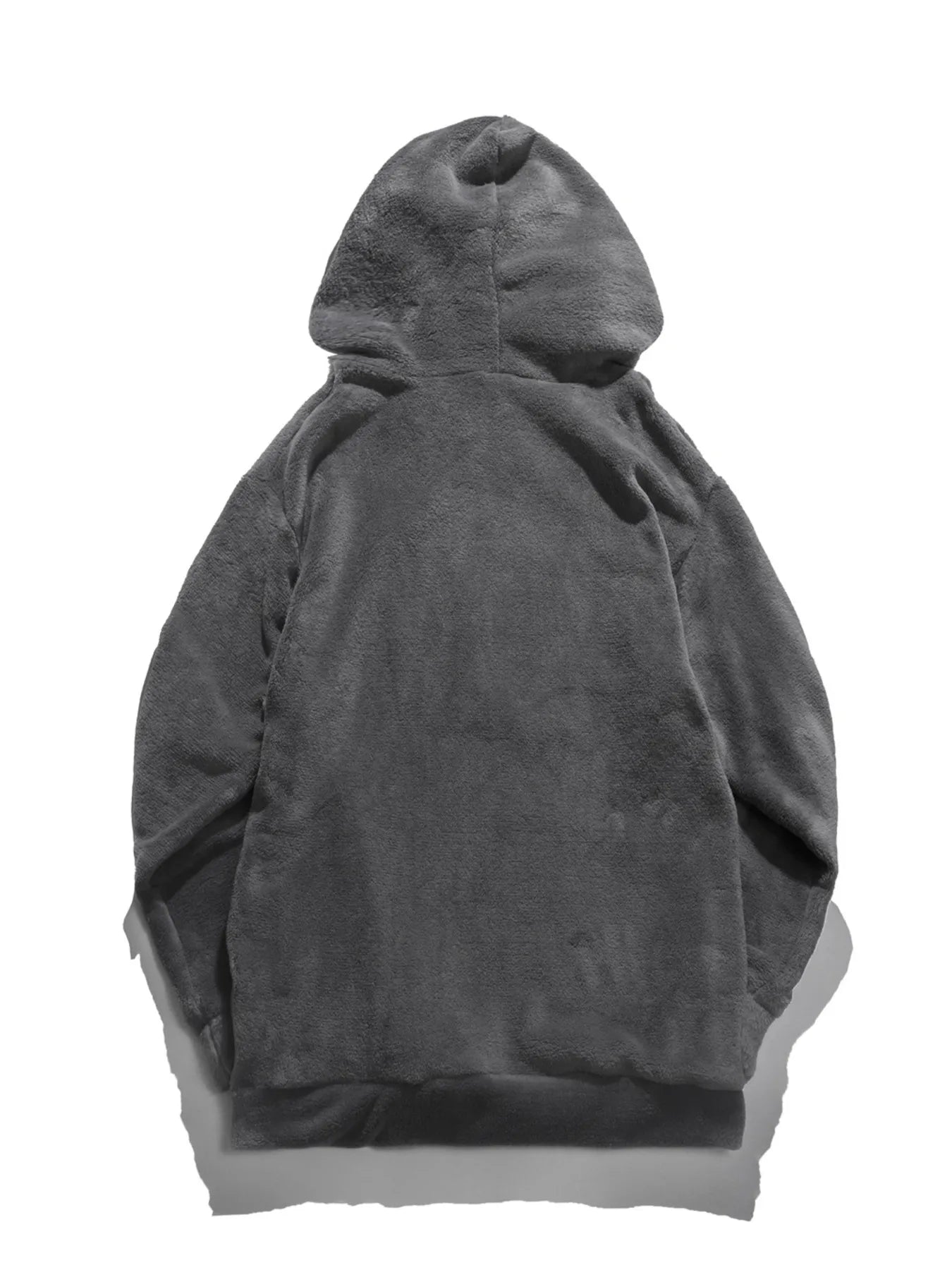 Sudadera con Capucha de Forro Polar de Manga Larga con Cordón para Hombre