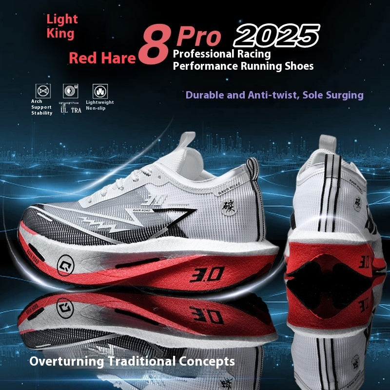 Racing Carbon Plate Running Shoes Men's Marathon Professional Competition