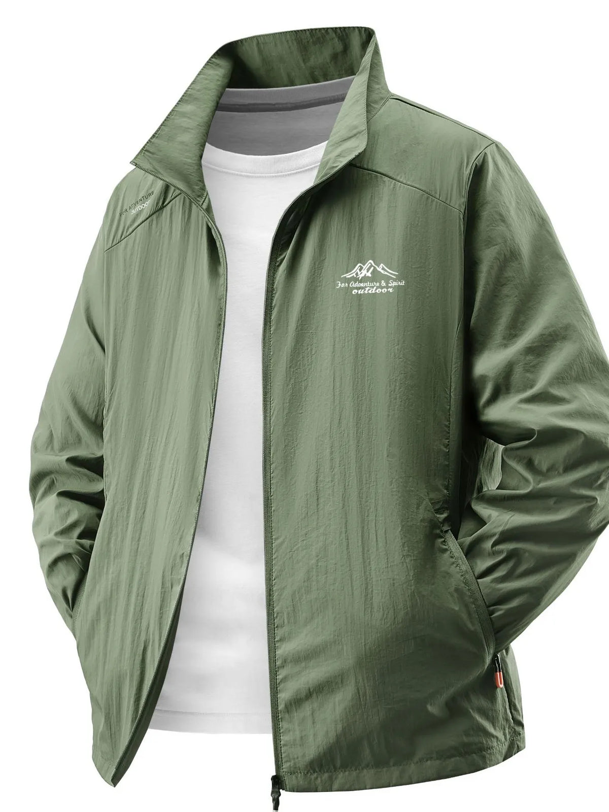 Men's Plus Size Lightweight Outdoor Windproof Jacket