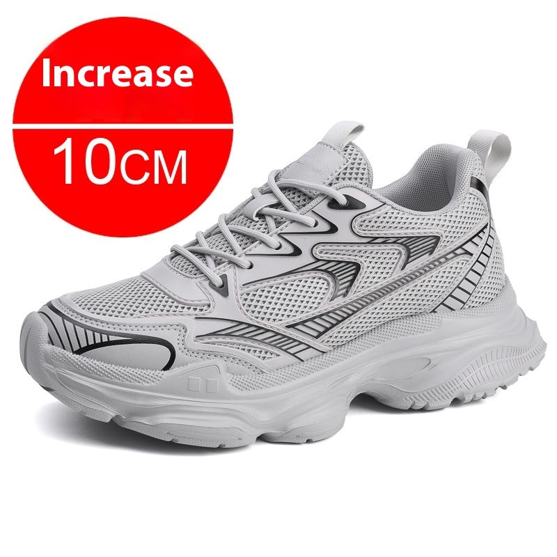 Unisex Casual Breathable Invisible Height Increasing Flats