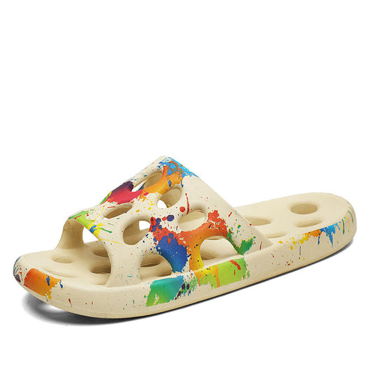 Plus Size Colorful Slippers See size chart under “more details”