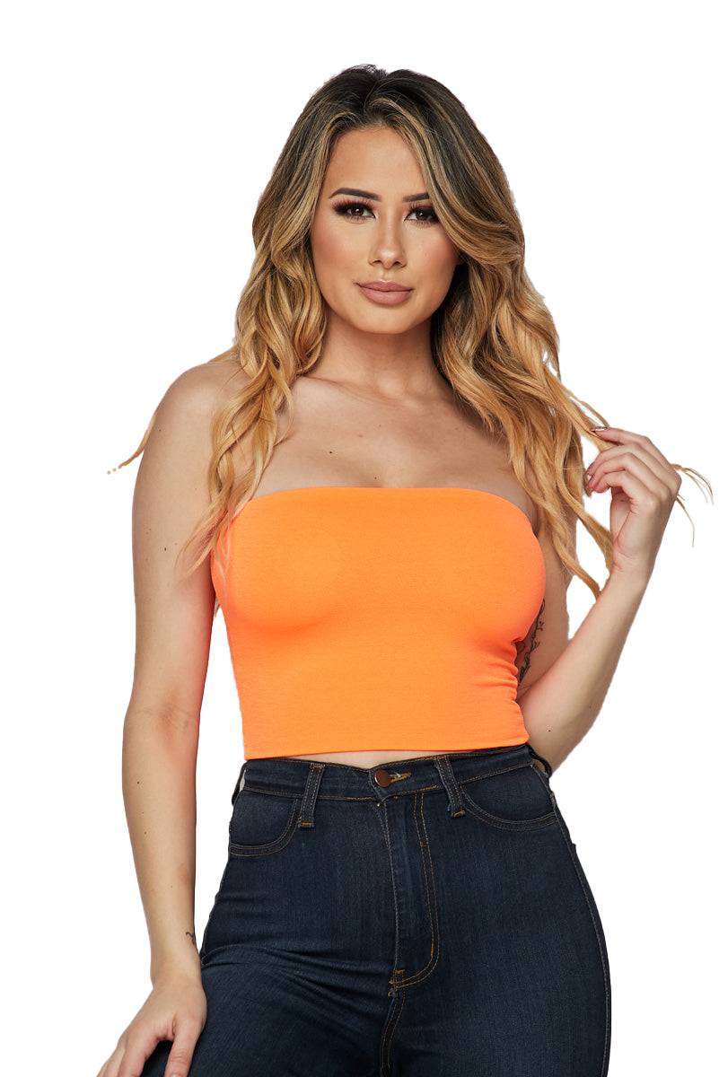 Top tubo tipo bandeau