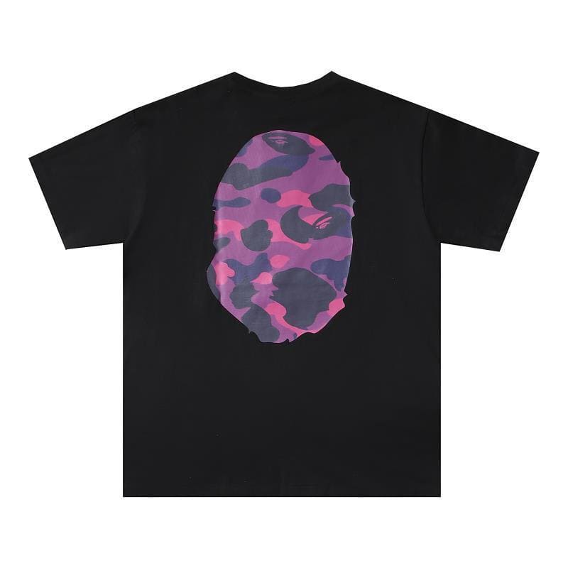 Bathing Ape Black T-Shirt without Collar
