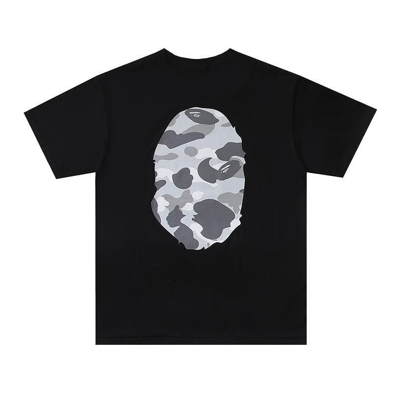 Bathing Ape Black T-Shirt without Collar