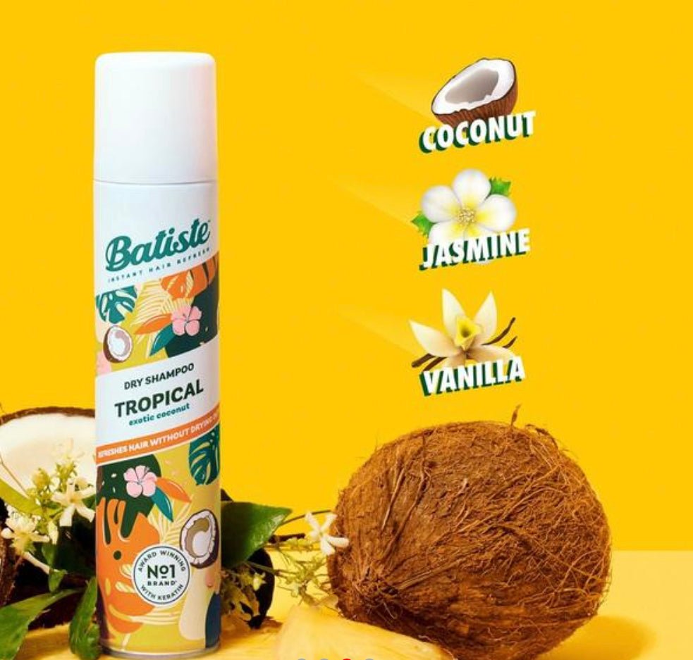 Batiste Tropical Dry Shampoo Exotic Coconut Scent 120 g