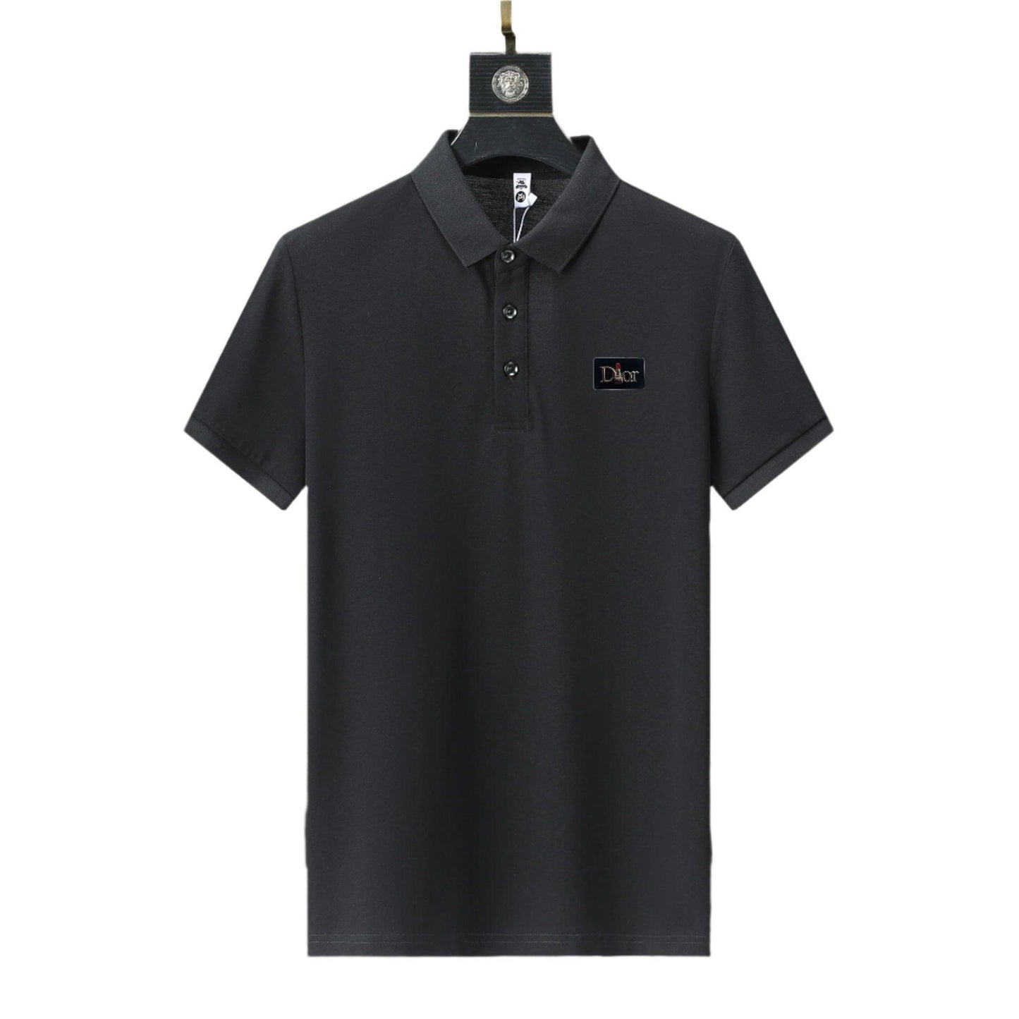 Dior Black T-Shirt With Collar