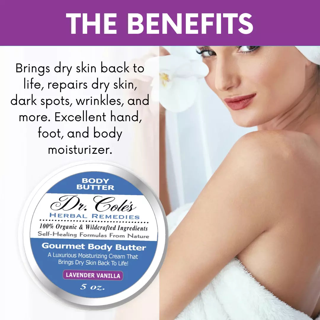 38 - Dr. Cole's Gourmet Body Butter - LAVENDER VANILLA