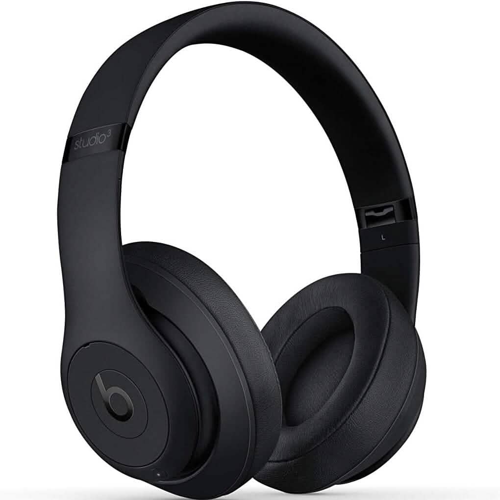 Beats Studio3 Wireless Noise Cancelling Over-Ear Headphones Matte Black (Refurbished)
