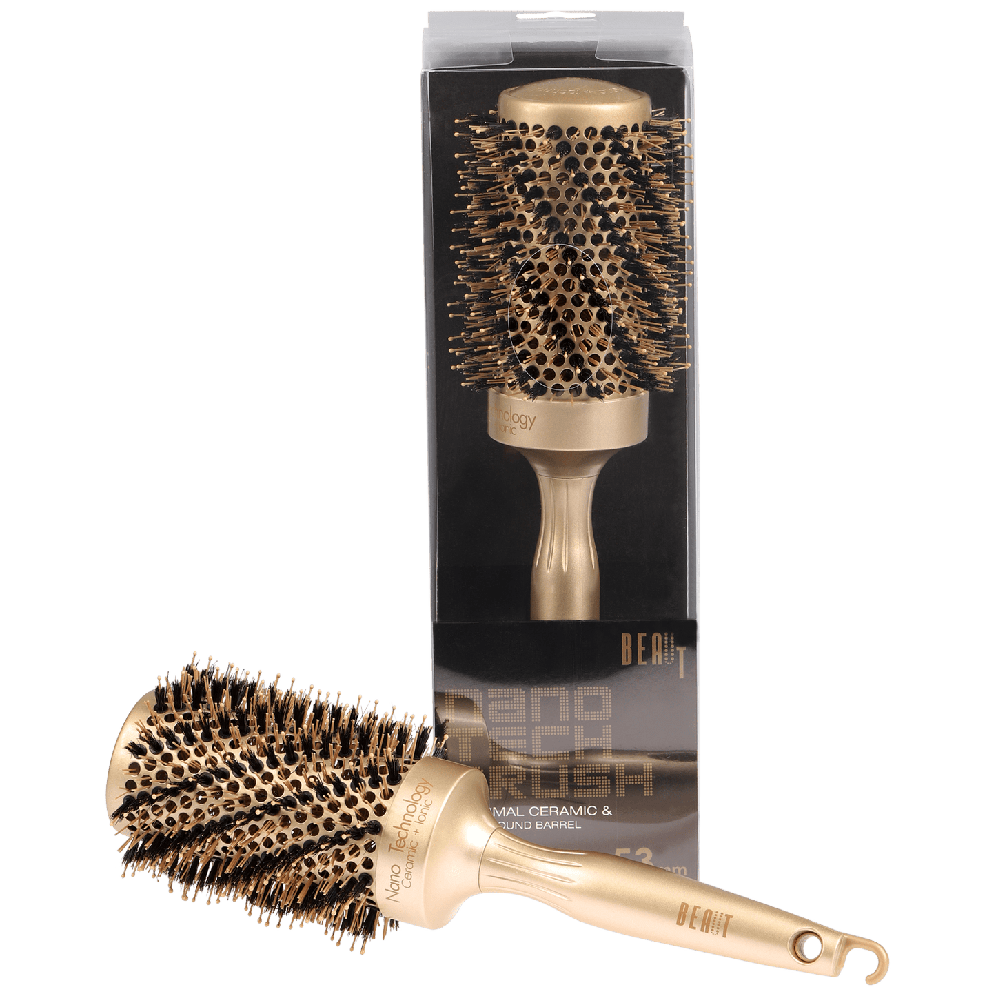 Beaut Ceramic Nanotech Hair Brush - Choose Size New