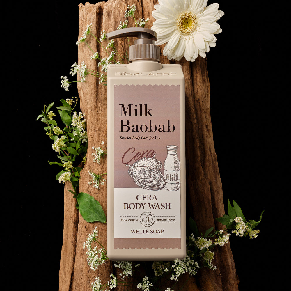 BIOKLASSE MILK BAOBAB CERA Body Wash 1200ml #White Soap