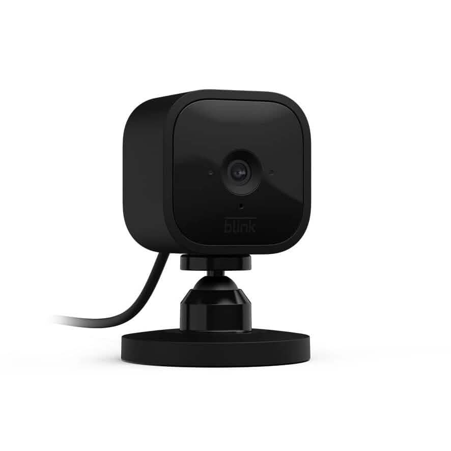 Blink Mini Compact Indoor Plug-in Smart Security Camera (Refurbished)