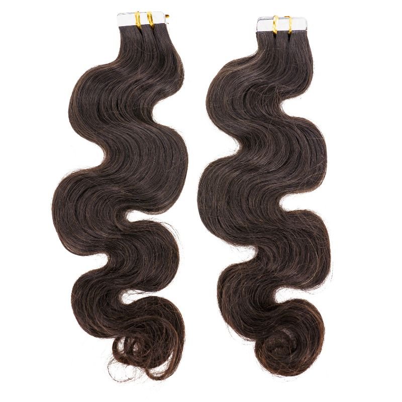 Extensiones de Cabello Adhesivas de Onda Corporal Pura 100% Cabello Humano