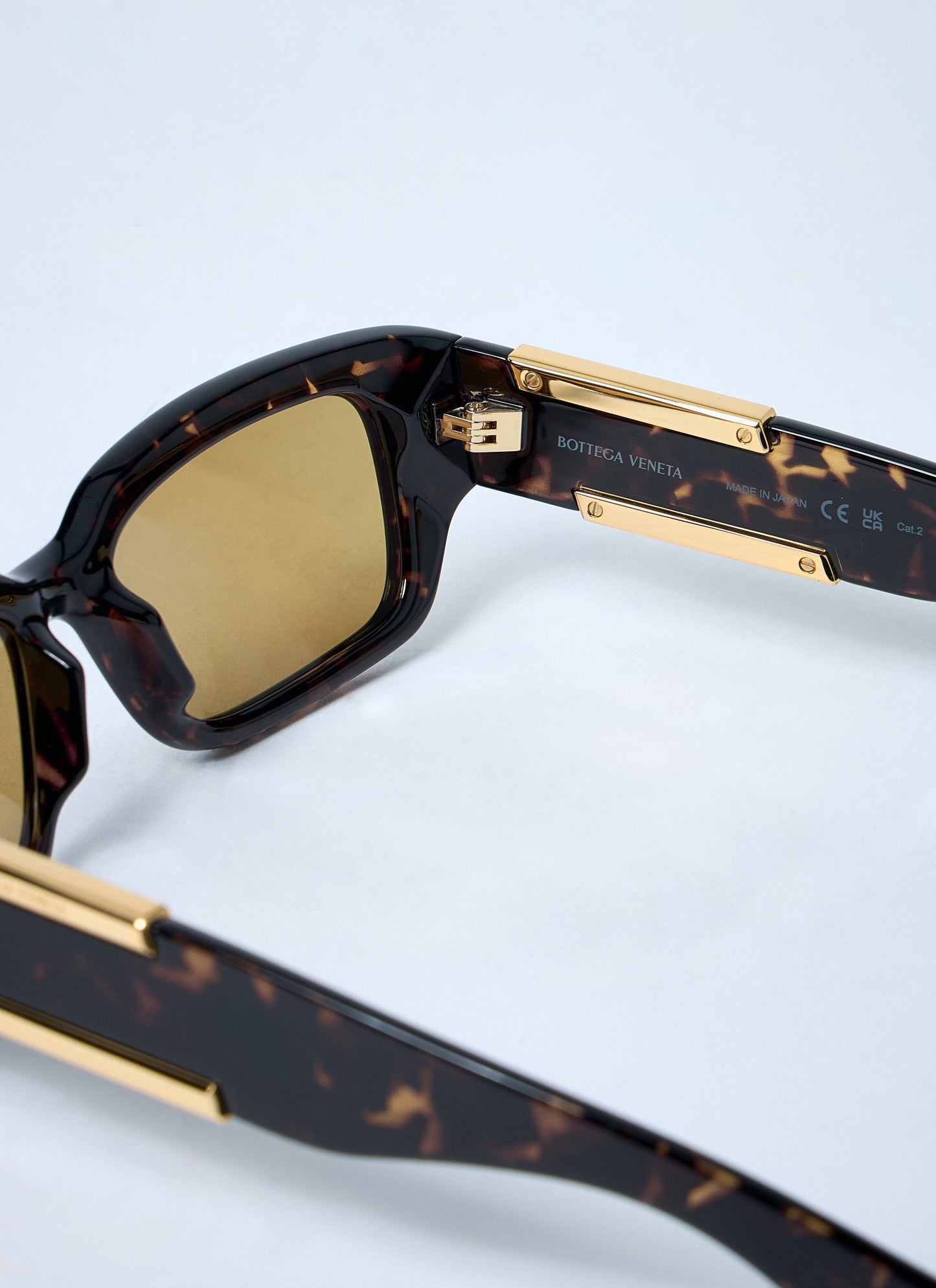 Bottega Veneta Men Dash Rectangular Sunglasses