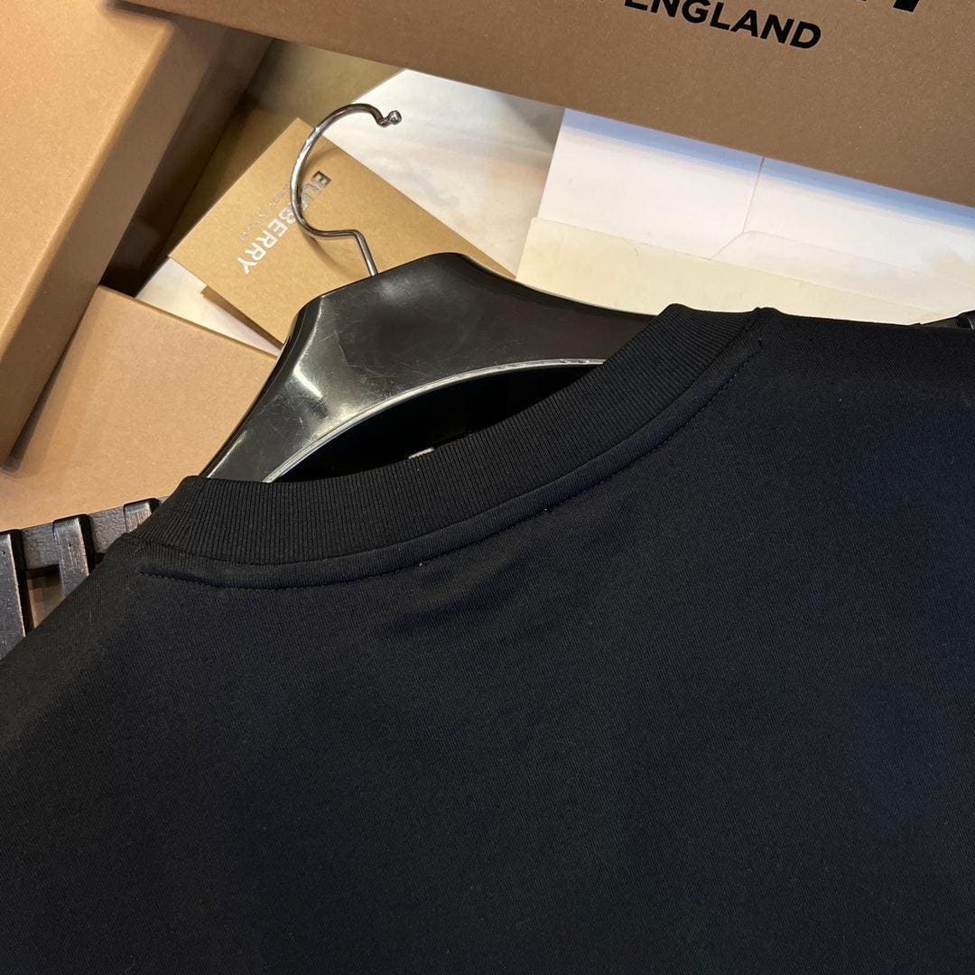 Burberry T-Shirt Without Collar 'Black & White'