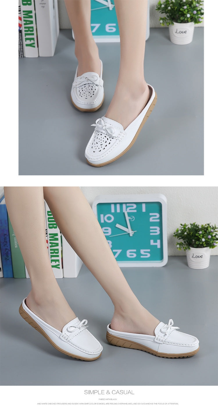 Women's Hollow-Out Slip-On Sandals