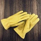 Outdoor Retro Cycling Fleece-lined Warm Gloves For Men