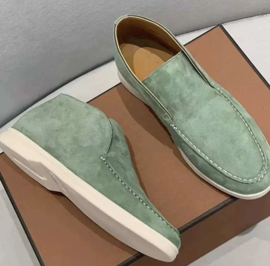 Retro Flat Ankle-length Loafers