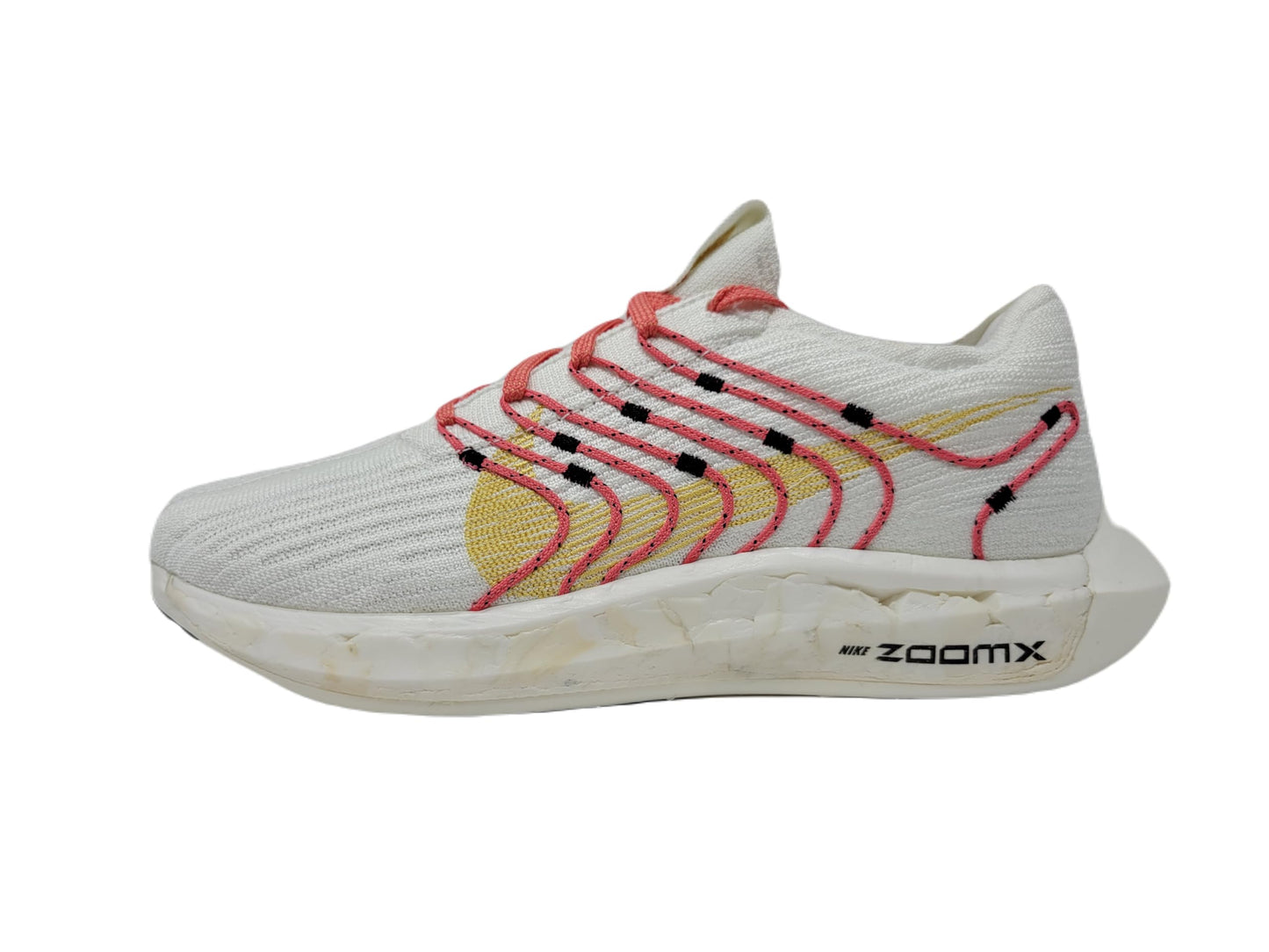Nike Womens Pegasus Turbo Running Shoes White/Topaz Gold-Sea Coral 6 M US