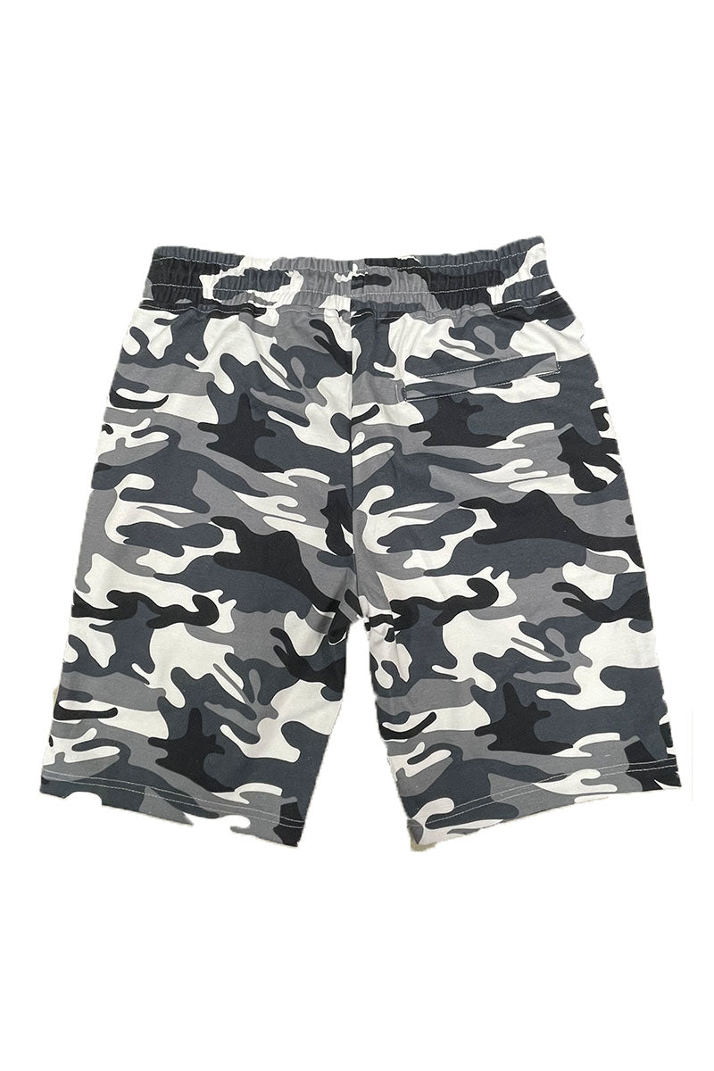 Heathered Cotton Shorts