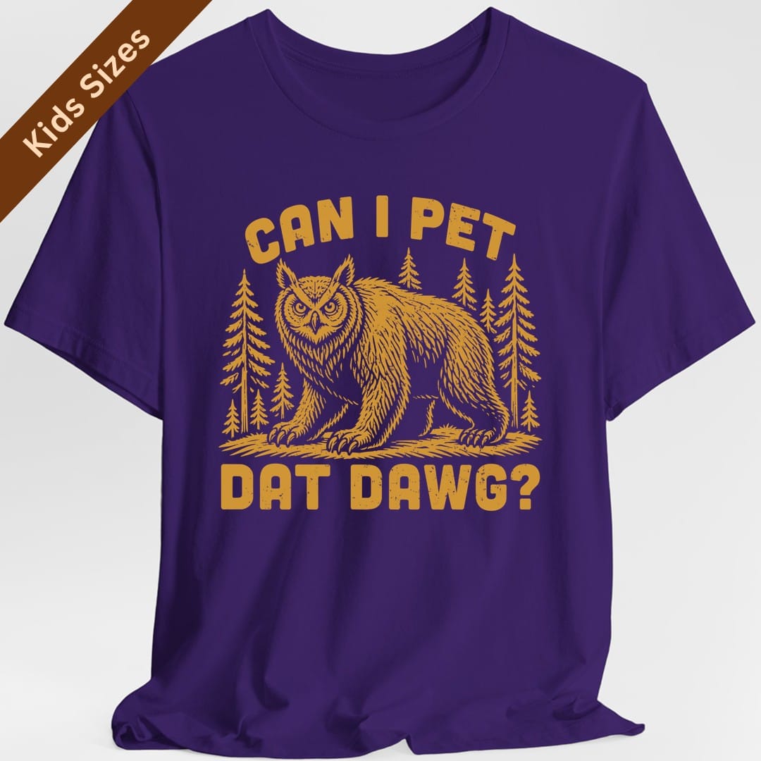 Can I Pet Dat Dawg Owlbear Kids T-Shirt
